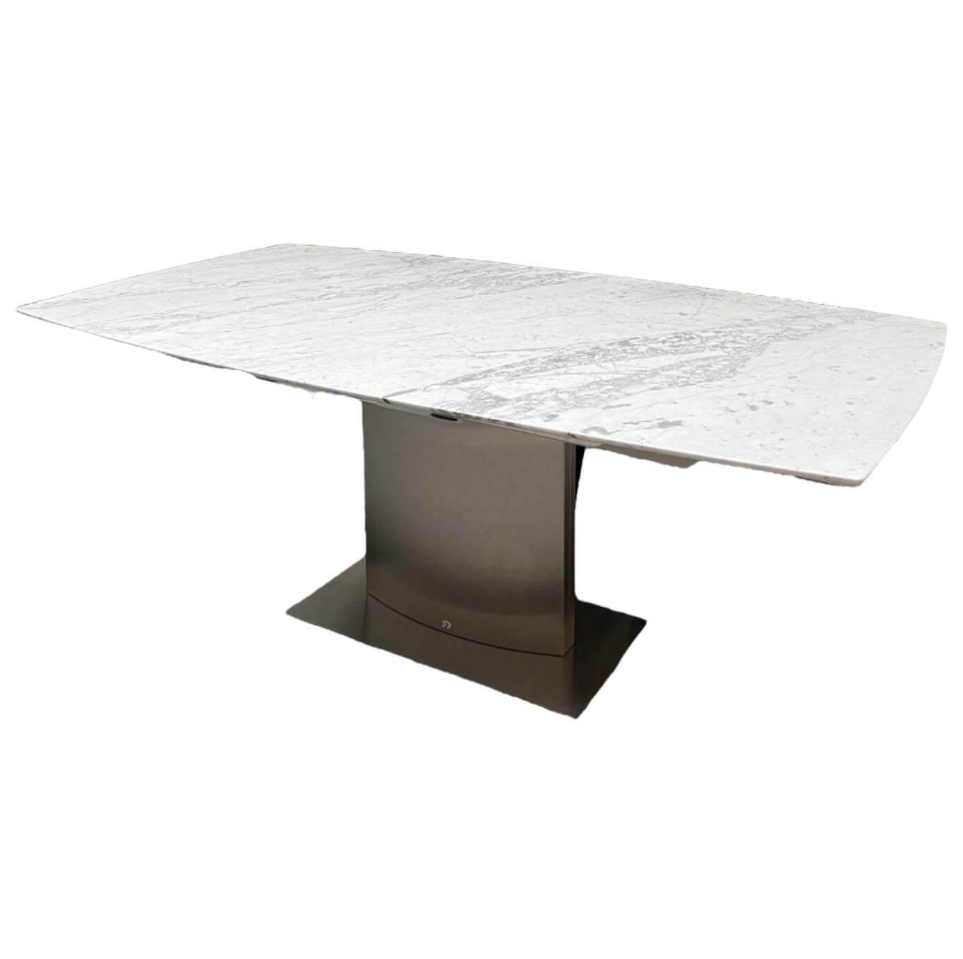 Draenert - Esstisch Adler II Stein Carrara Geledert Ausziehbar 190 270 - 1