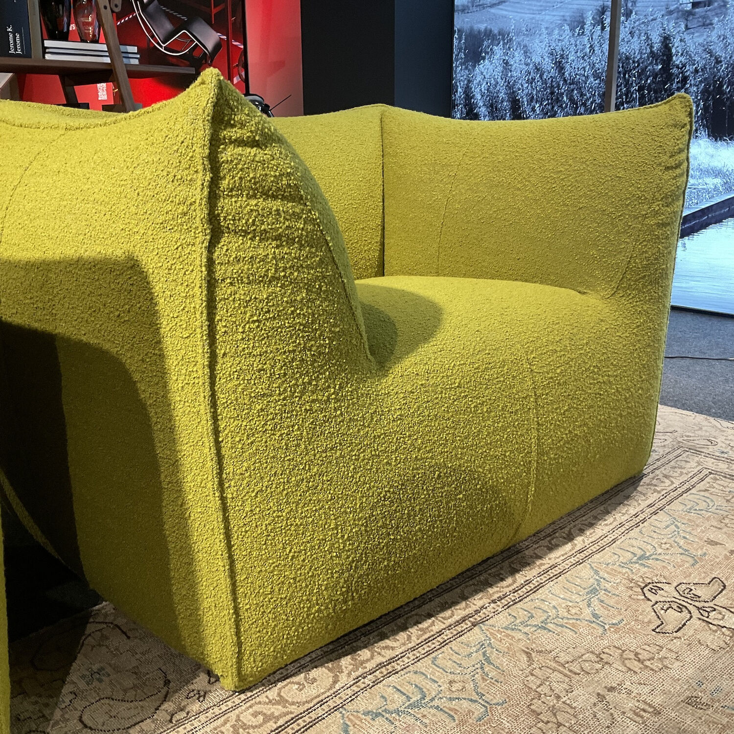 B&B Italia - Sessel Le Bambole Stoff 2823445 Sila Wacholder Grün - 6