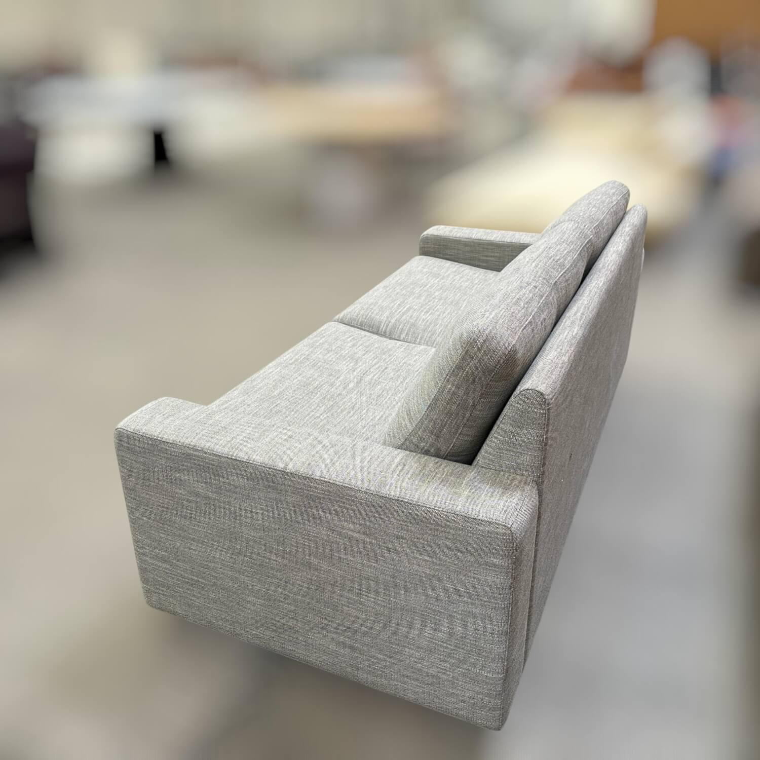 COR - Sofa Conseta Bodennah Stoff 9208 Rauchgrau Mit Kunststoffgleitern - 2