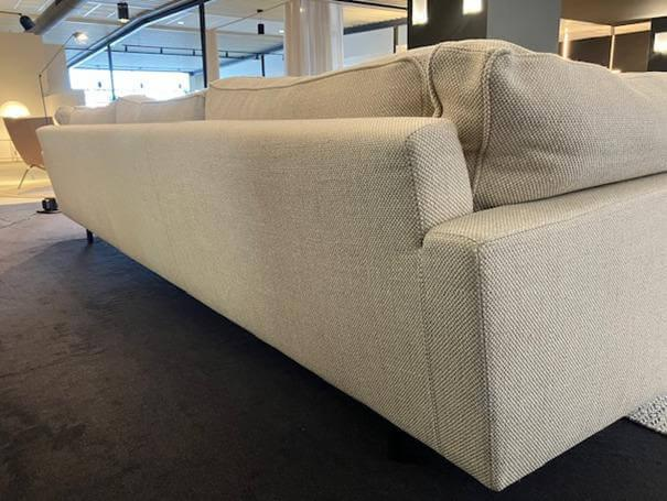 DePadova - Sofa Square 16 3-Sitzer Stoff Boston Grezzo Grau Füße Gunbarrel Grey Grau - 2