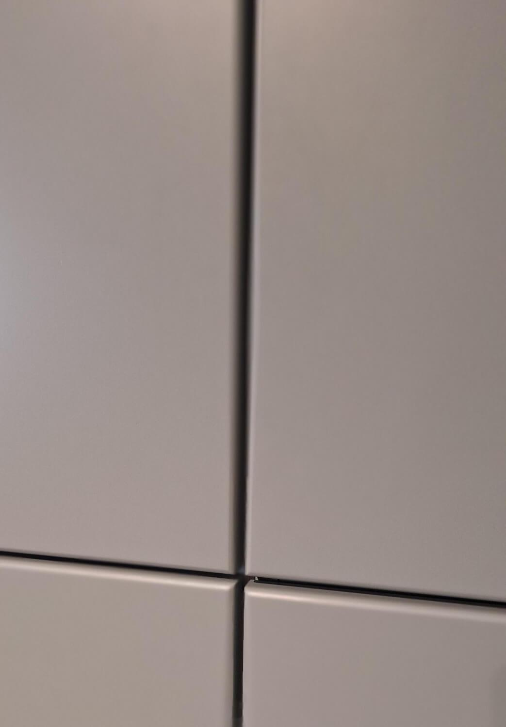 Rietberger Möbelwerke - Highboard Lotus Eiche Graphit Lack Agave Türkis - 4