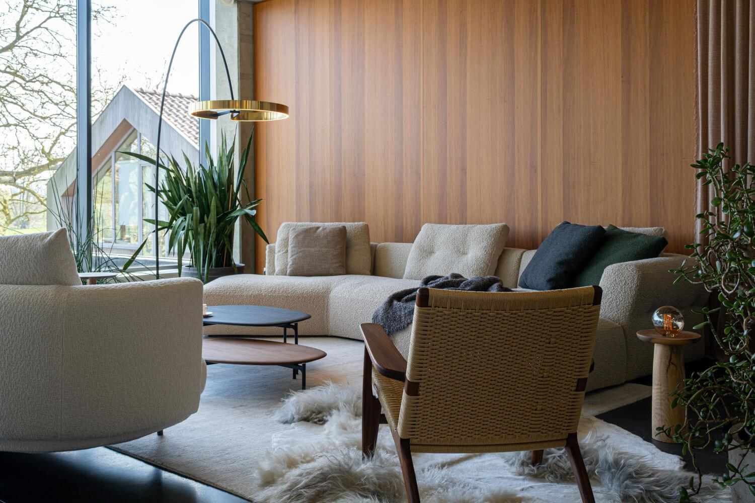 Cassina - Sofa Sengu Bold Stoff Lookbold 13L454 Corda Beige - 6