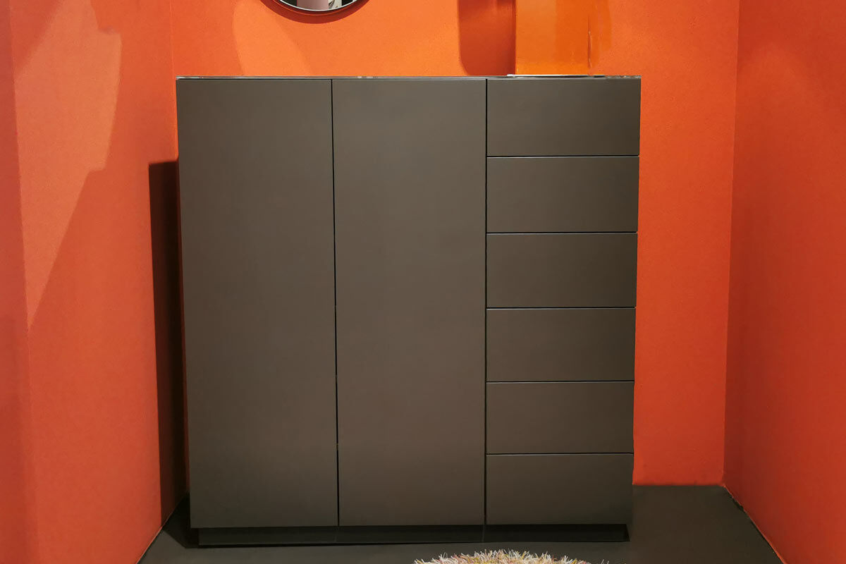 Schönbuch - Highboard Cosmo MDF 0066 Matt Granit Dunkelgrau Lackiert - 2