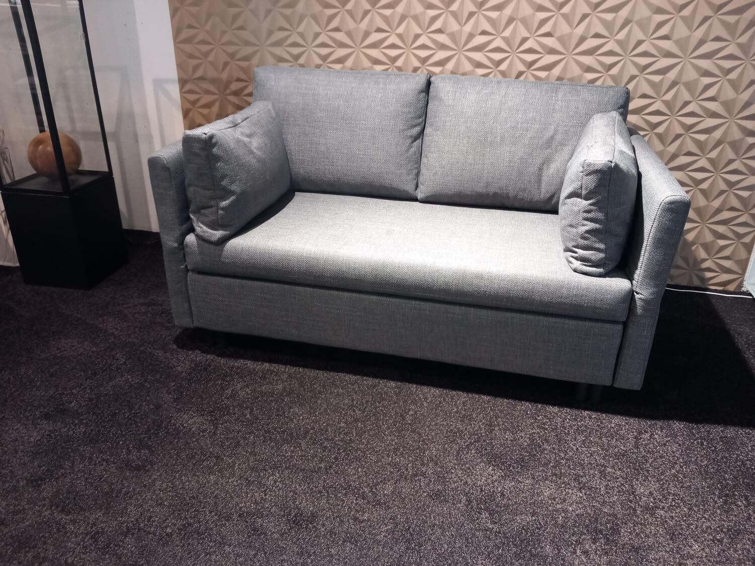 Signet - Schlafsofa Paula Stoff Imola Stahl Grau Mit Auszugsfunktion - 5
