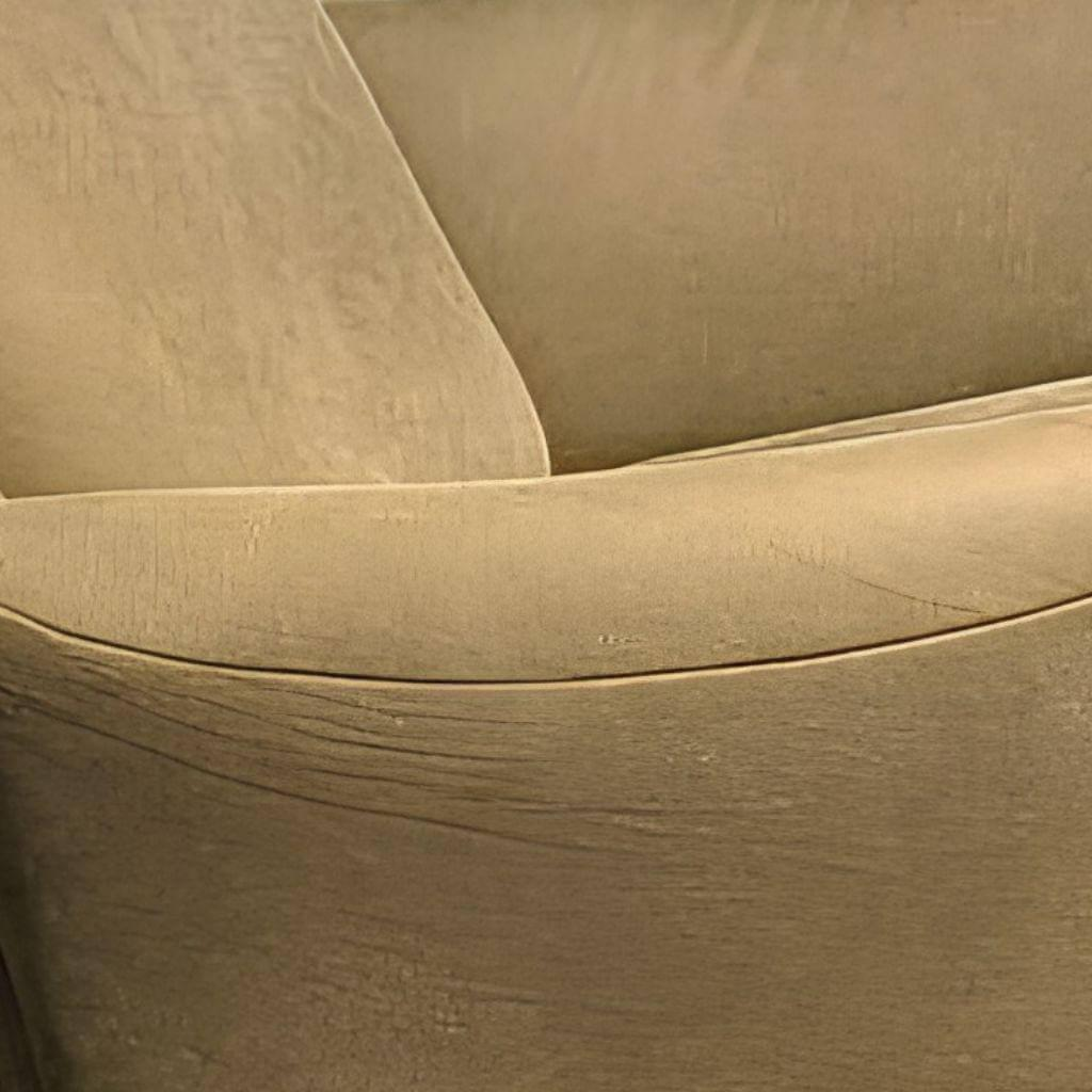 Koinor - Garnitur Vineto Sofa 2,5-Sitzer Und Sessel Leder A-India Verde Grün Faden Beige Gestell Metallkufe Schwarz Matt Inkl. Funktionsrücken - 5