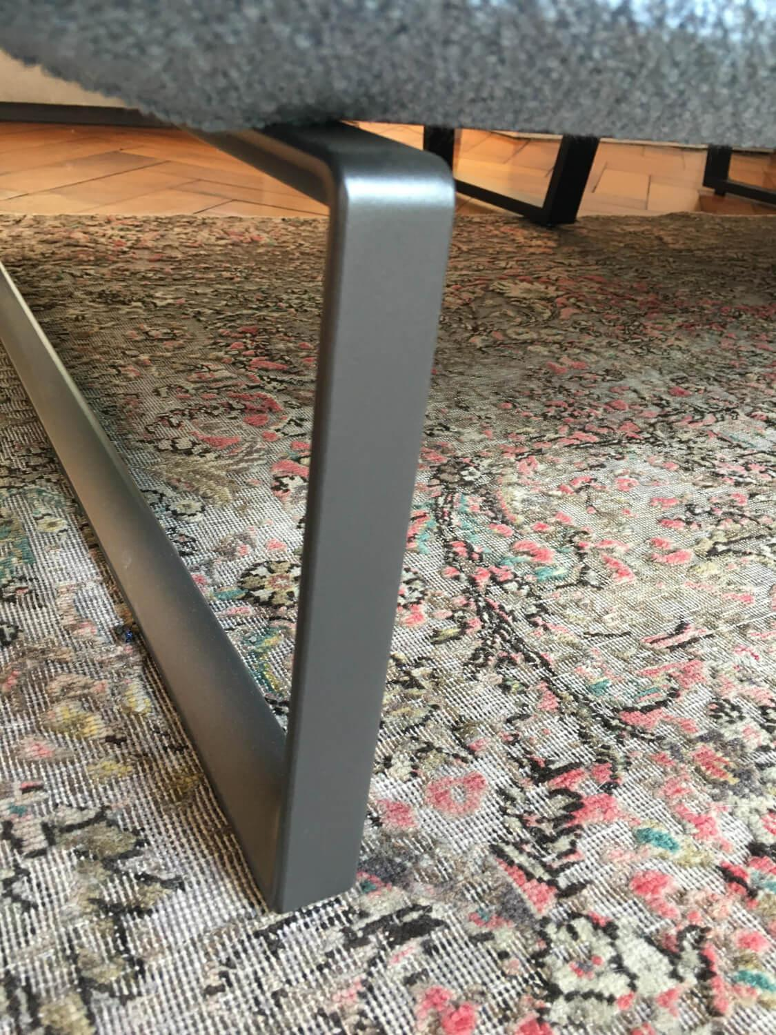 Cassina - Sofa 8 Otto Stoff Look Boucle Cielo Hellblau Füße Aluminium Anthrazit - 4