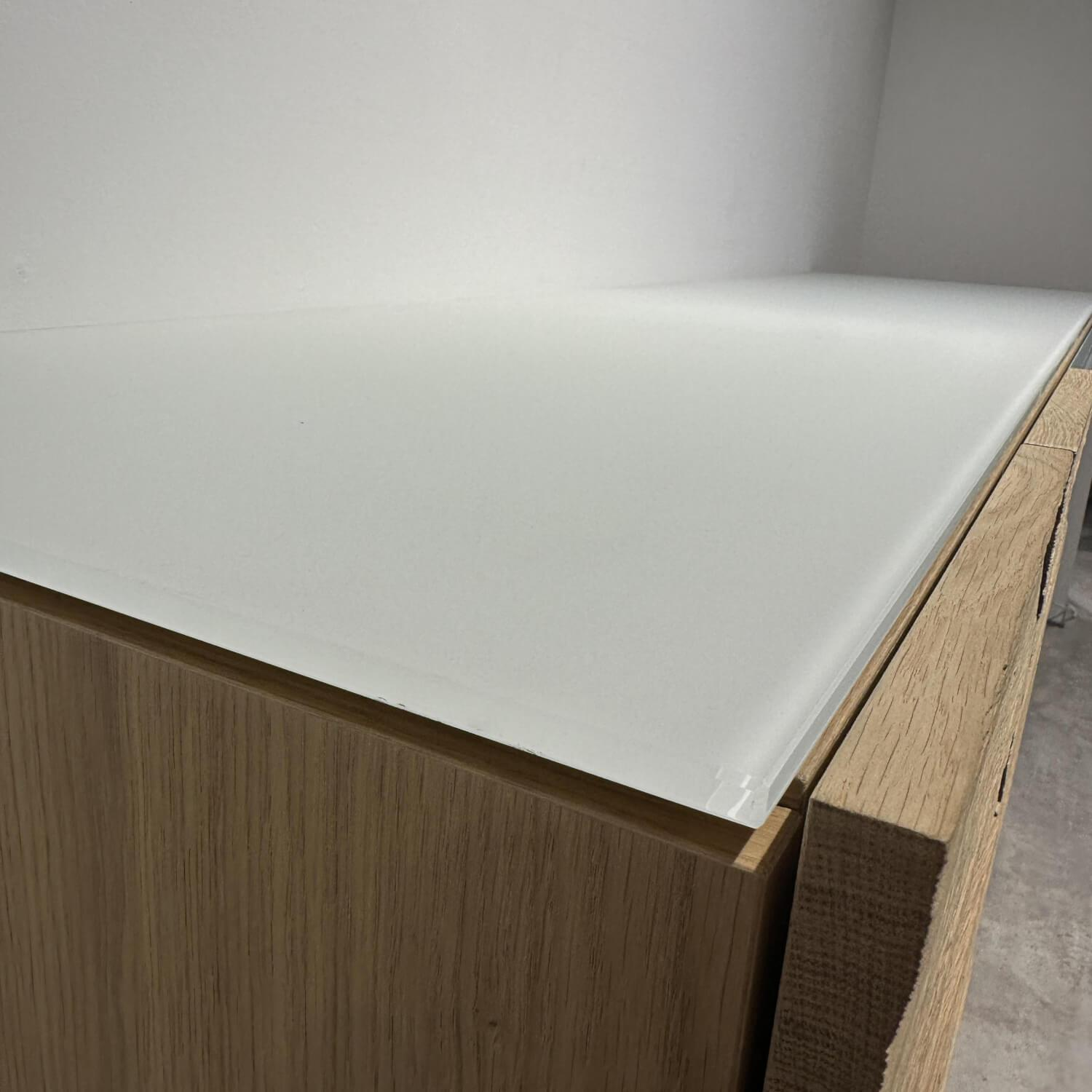Voglauer - Sideboard Veron In Wildeiche Geölt Front In 2305 Glas Optiwhite - 11