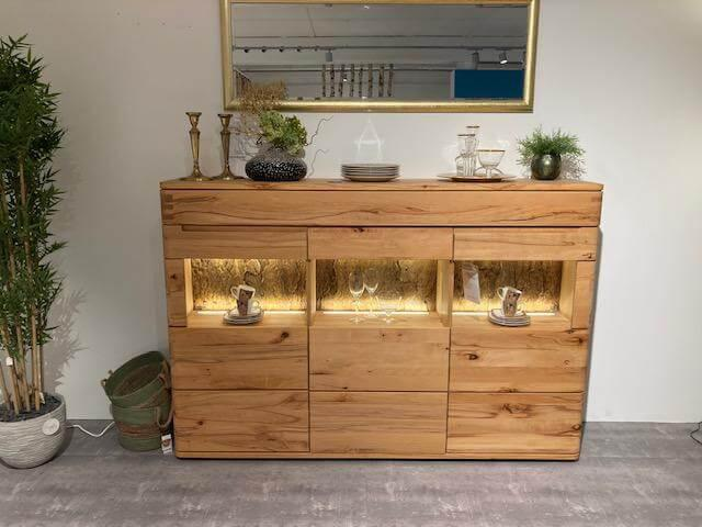 Natura - Sideboard Cartago Soft Astbuche Massiv Natur Geölt - 5