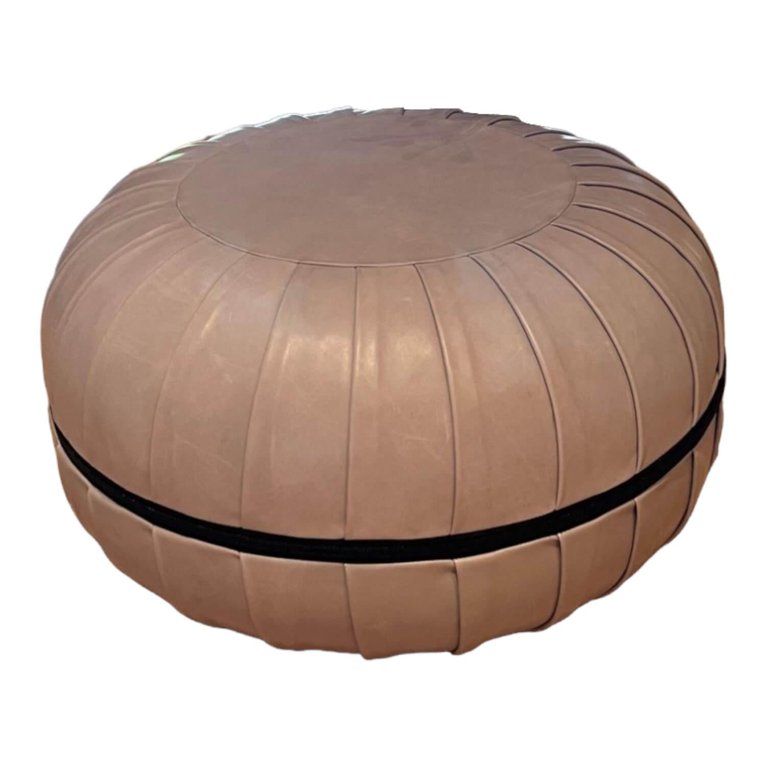 Freifrau - Pouf Anna Bezug Leder Oman Plaza 50110 - 1