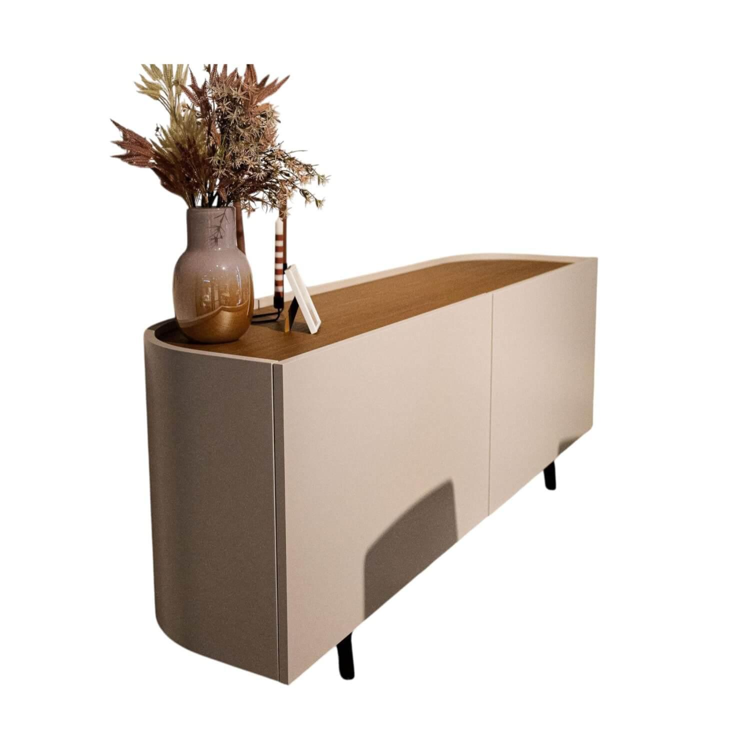 Novamobili - Sideboard Bay 2000 H13232 Lack 351 Matt Magnolia Beige - 1