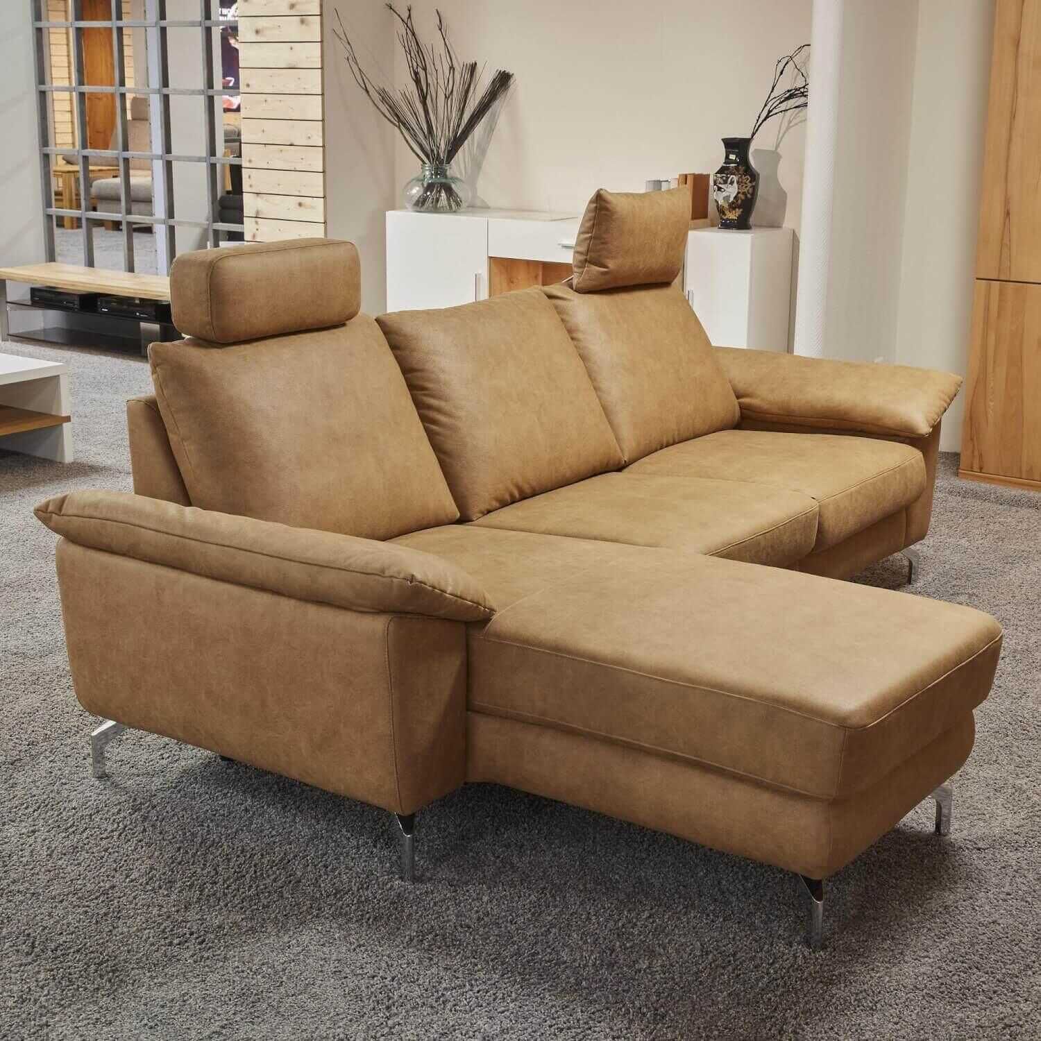 Pora - Polstergarnitur Lagos LS 414920 Stoff 7 Bulus Natur Sitz Bultex mit Wellenunterfederung - 3