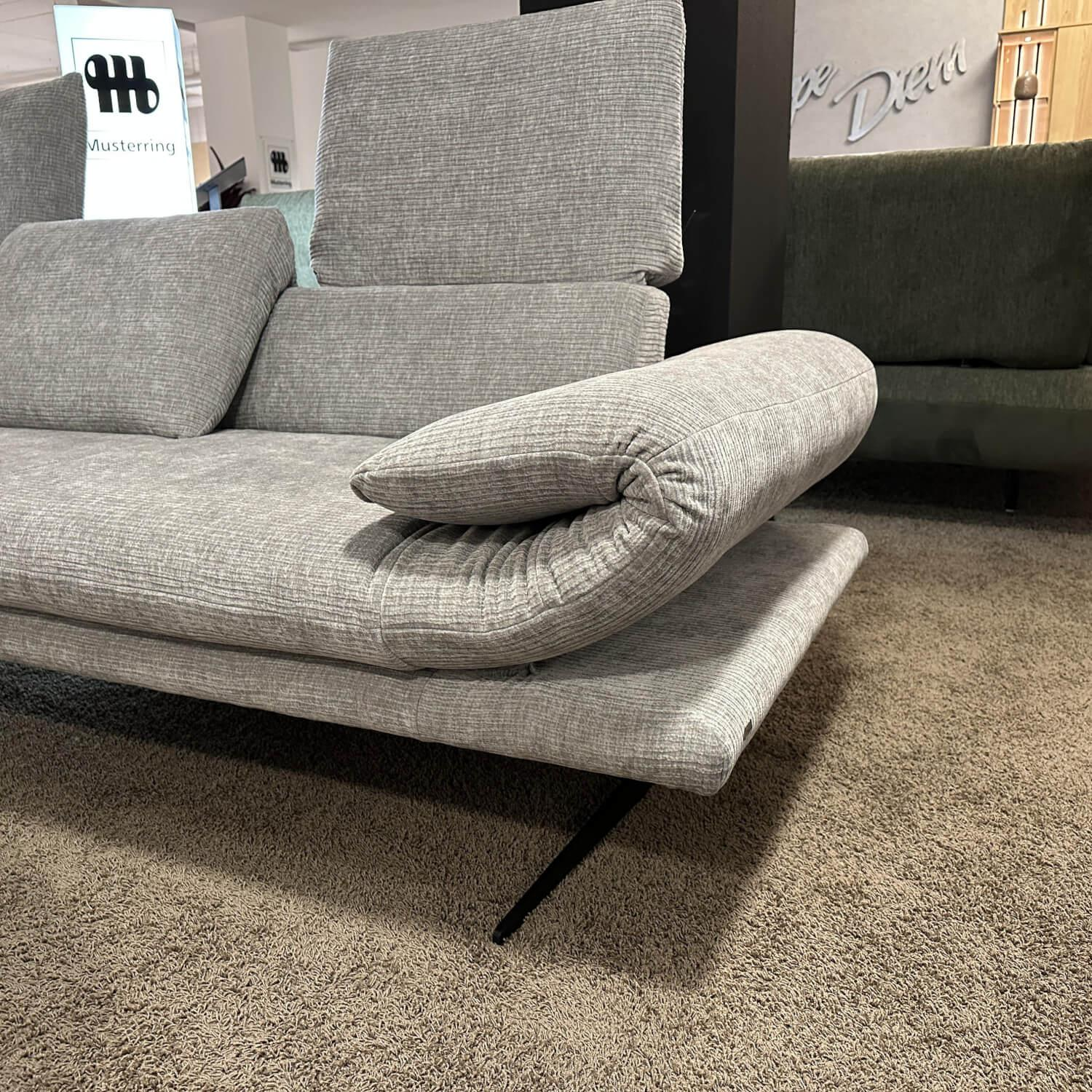 EMP - Polstergruppe VZ CR Hubertus A Stoff 06 212 18 Maranta 18 Grey Grau Fuß MF 59 Kufe Schwarz - 7