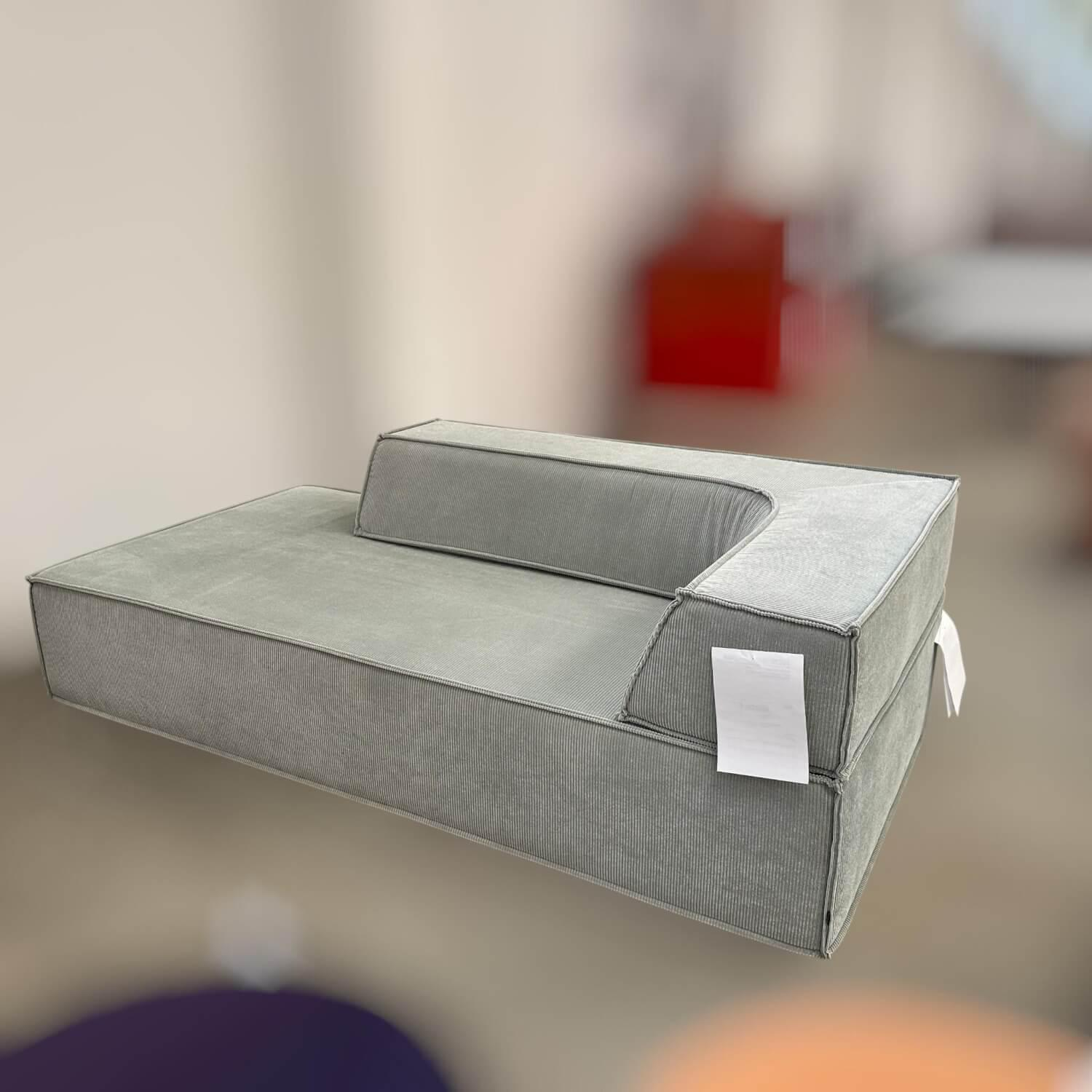 COR - Sofa Trio 59400 Stoff 9083 Zartgrün Mit Stopp Gleitern Kunststoff - 2