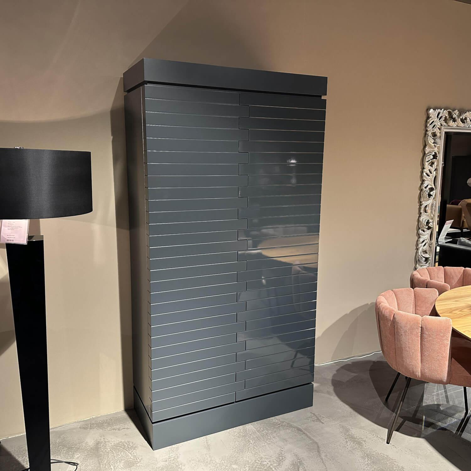 KMK - Barschrank Maxim 2-Türig Lack Anthrazit Matt Und Hochglanz RAL 7016 - 12