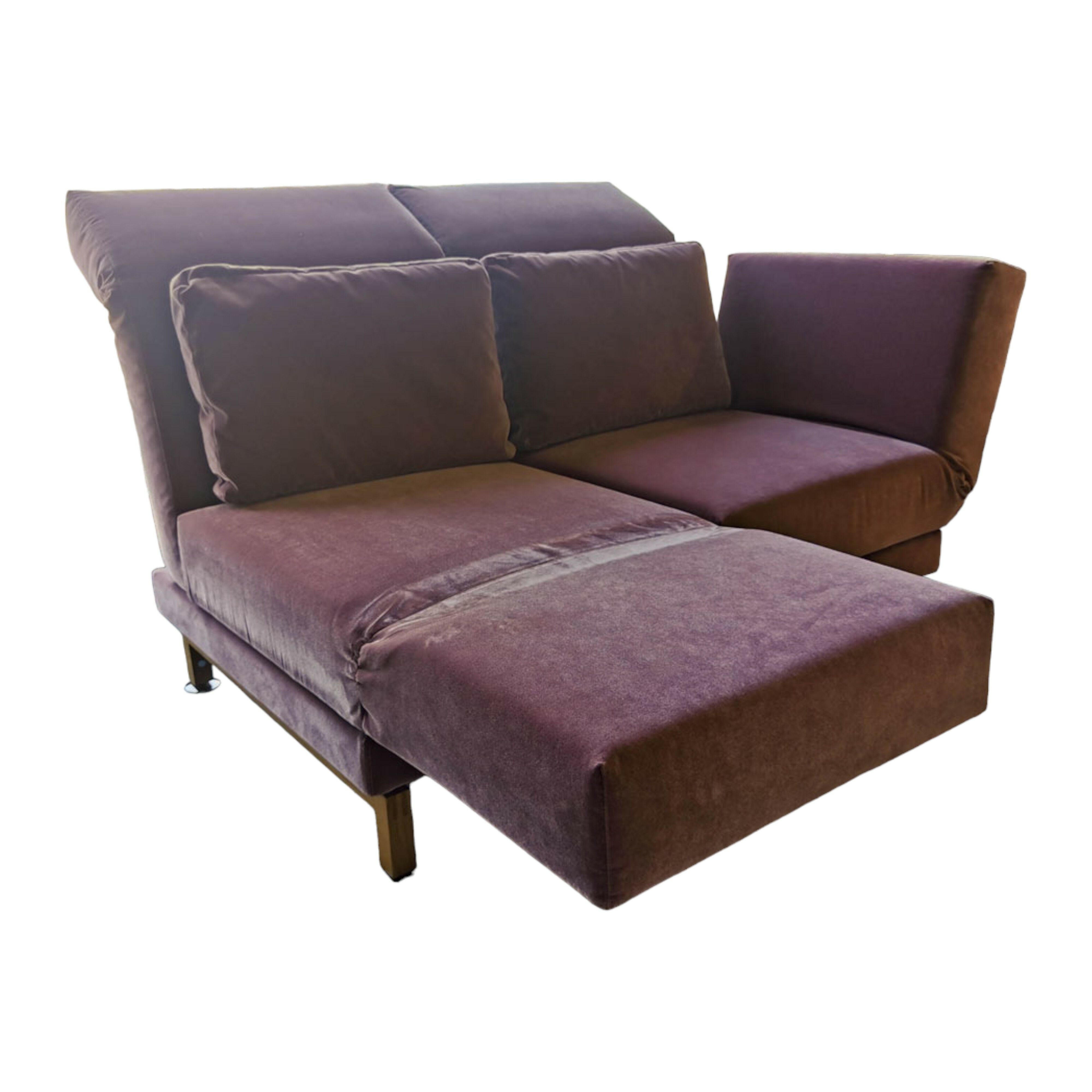 Brühl - Funktionssofa Moule Small Stoff 4473 0052 Altrosa mit Schwenkfunktion - 1