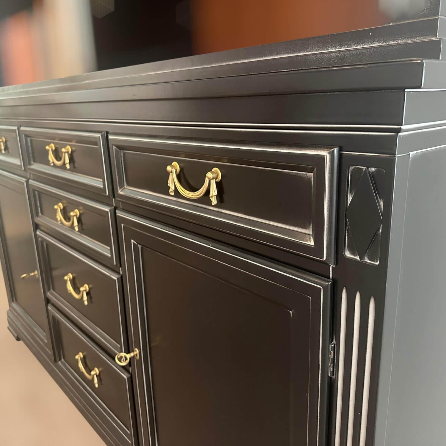 Selva - Bücherschrank Rot-Erle Sepiafarbig Schwarz Mit Regalaufsatz - 8