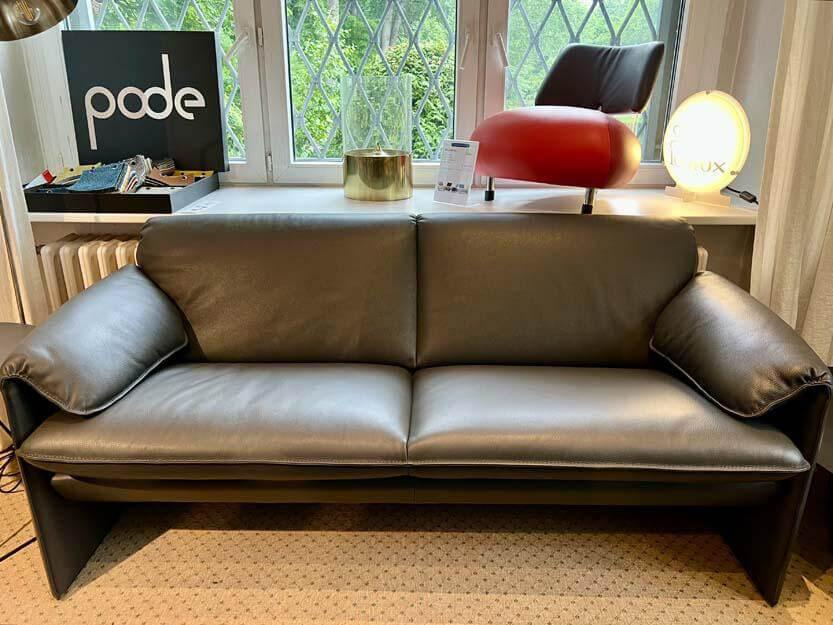 Leolux - Sofa Bora Bora Leder 16631 Danza 315 Mirage Grau - 5