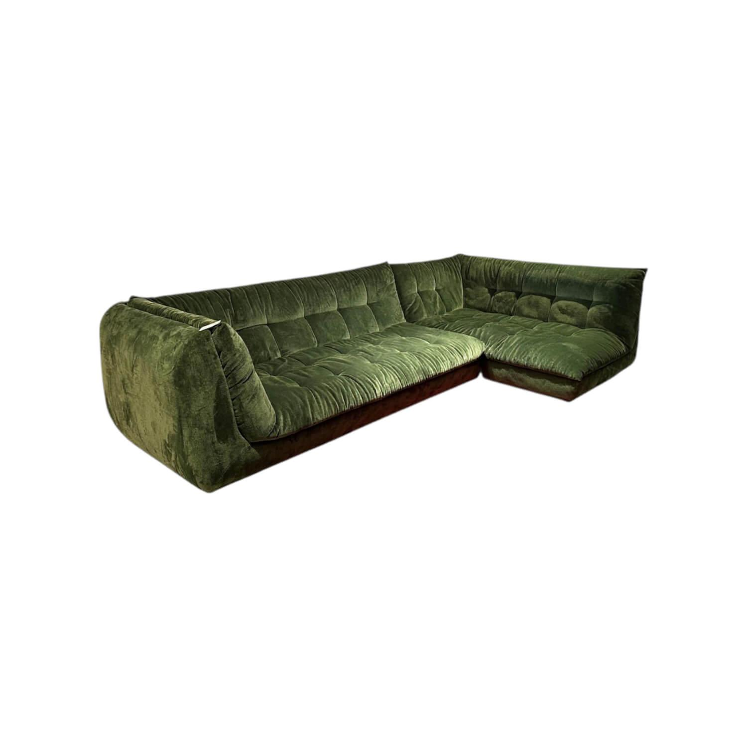 Bielefelder Werkstätten - Ecksofa Soulmate Stoff Phil 1749-131 Grün - 1