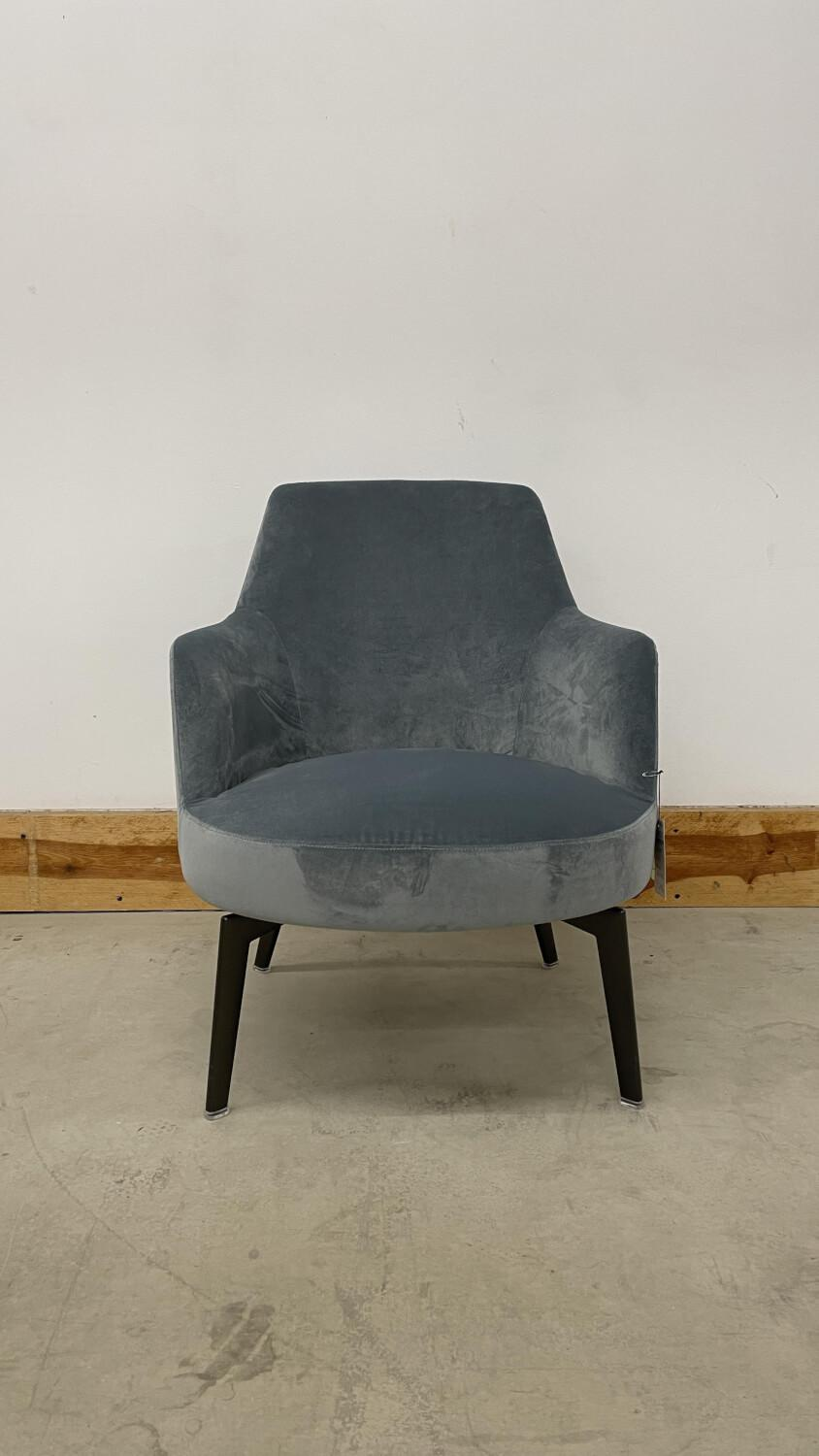 Flexform - Sessel Hera Bezug Eldorado 1569k Gestell Metall Brüniert - 6