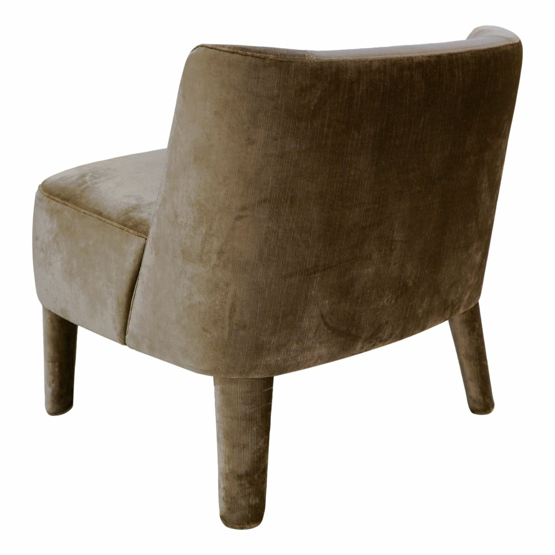 Meridiani - Sessel Isabelle Stoff Cremona 02 Luxury Col Taupe Braun - 3