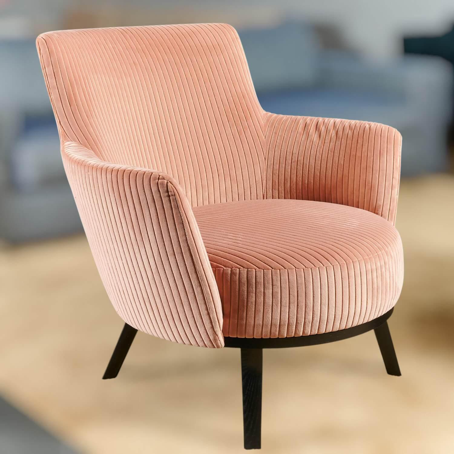 Bielefelder Werkstätten - Polo Cocktail Hochlehnsessel Stoff Small Talk CH3284/060 mit Drehfunktion, - 5