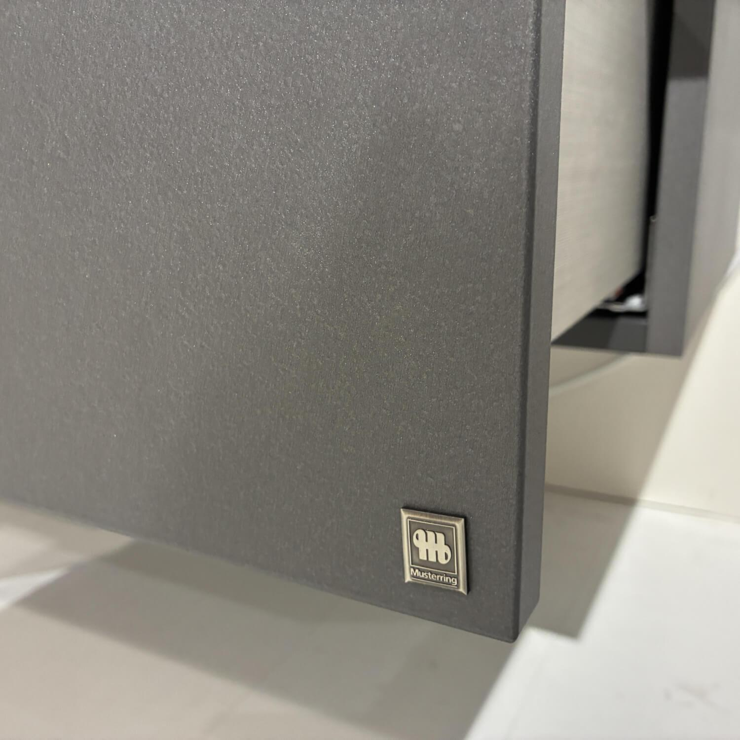 Musterring - Wohnwand Jana Lack Graphit Grau Mit Absetzung Altholz-Eiche inkl. Beleuchtung - 7