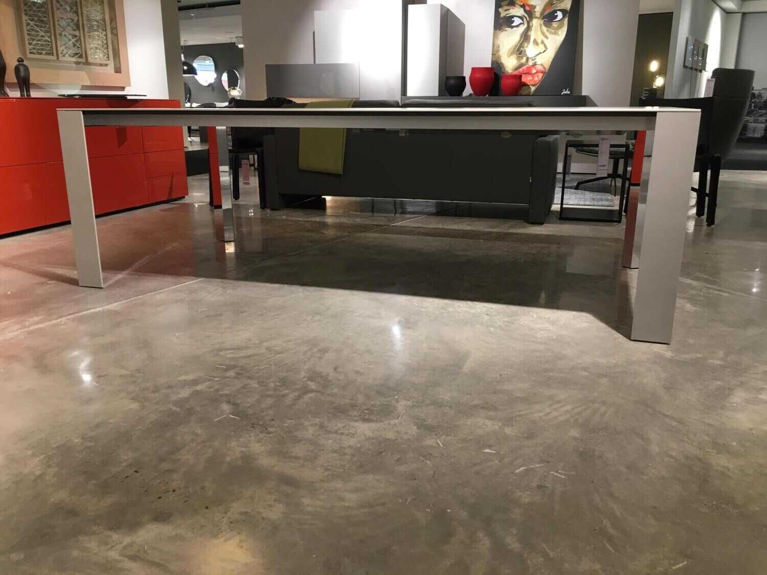 Kettnaker - Auszugstisch Soma Keramik Beige Füße Chrom Glänzend - 2