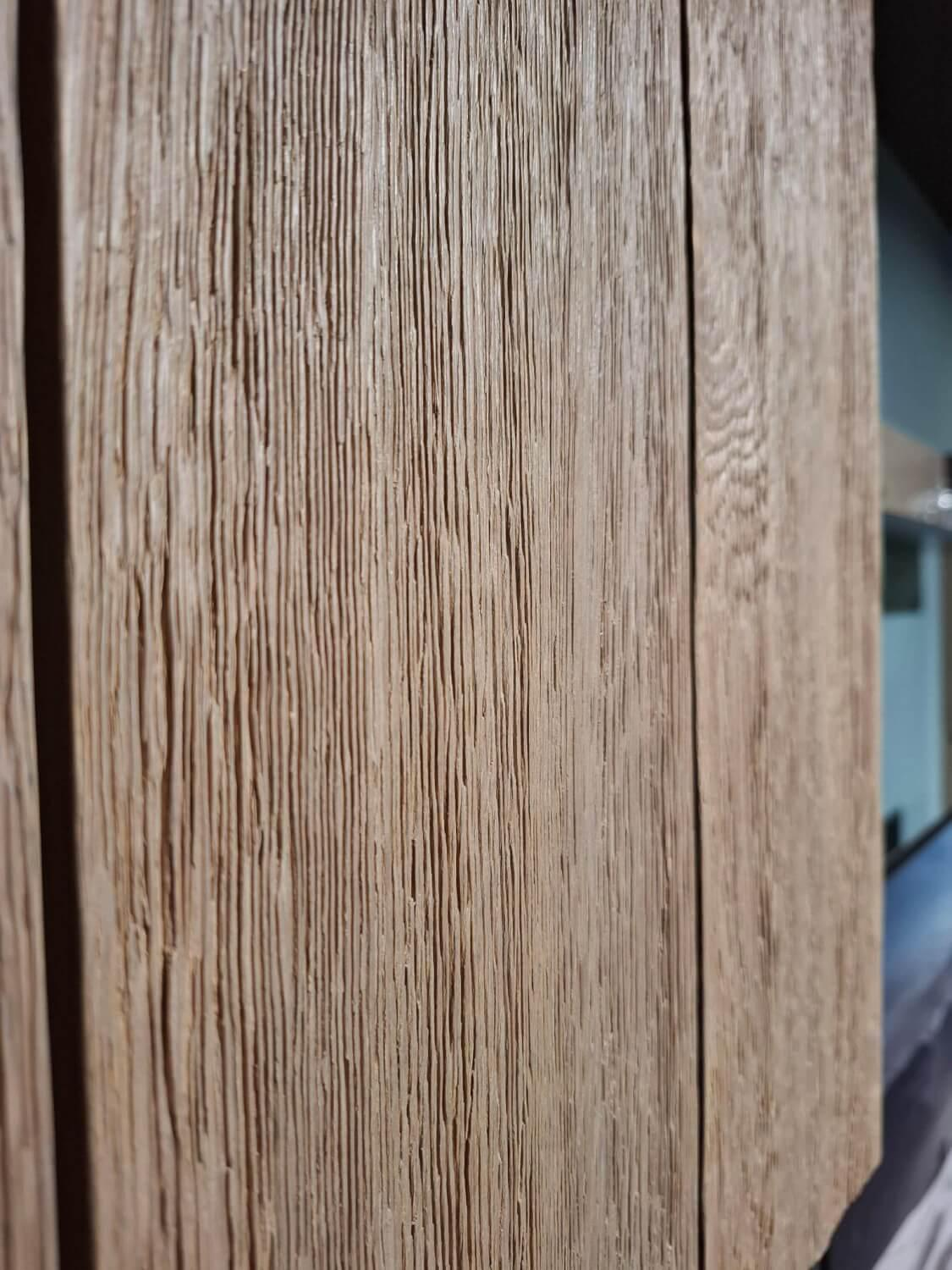Voglauer - Vitrine Vgalvino Alteiche Rustico Schwemmgrau Lackiert Massiv - 3