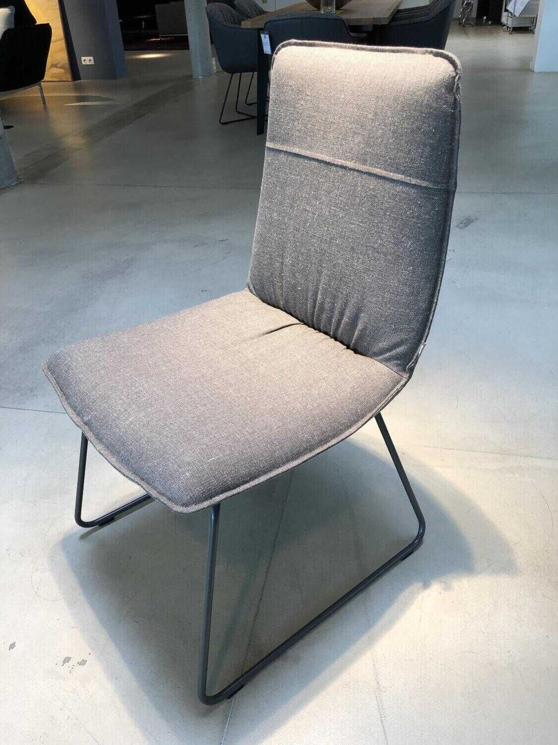 Rolf Benz - 2er-Stuhlset 606 Stoff Braungrau - 5