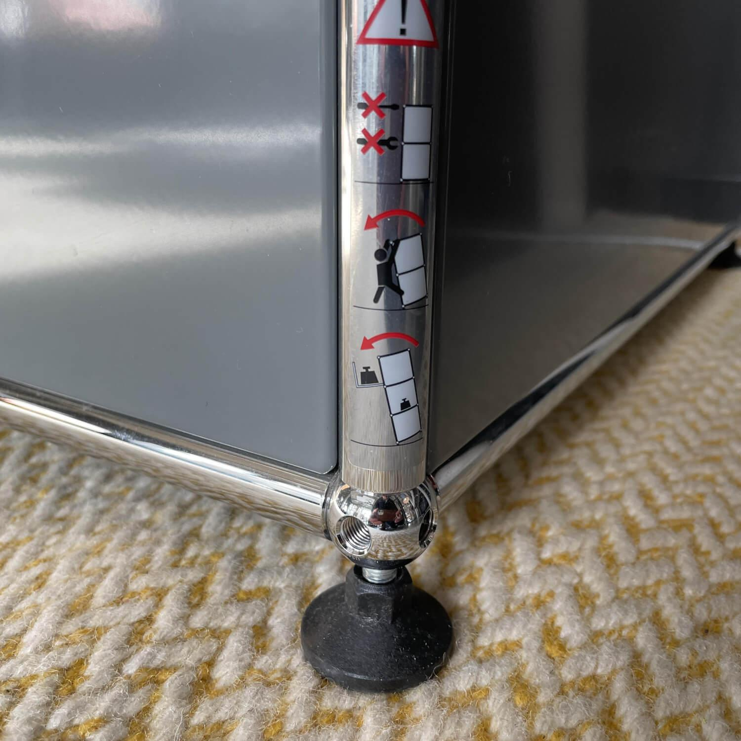 USM Haller - Druckermöbel Metall Farbe Mittelgrau - 5