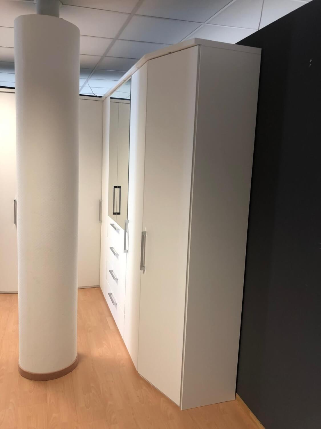 Nolte - Eckschrank Horizont 10 Polarweiß Innen Leinenoptik - 7