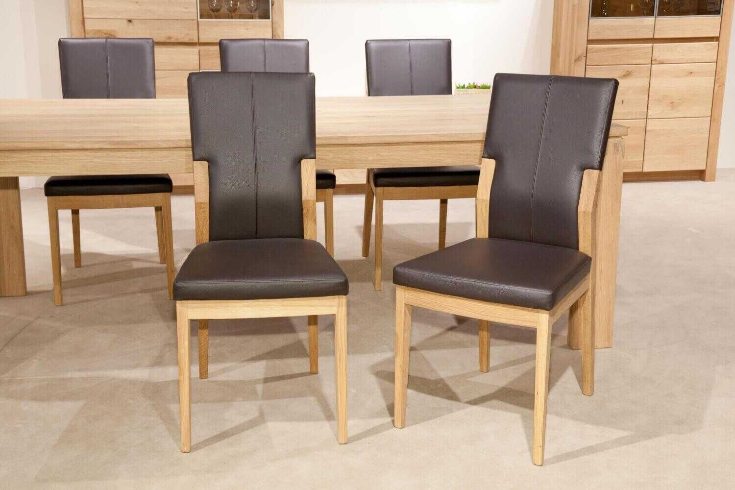 Essgruppe Modular Eiche Braun 6 Stühle