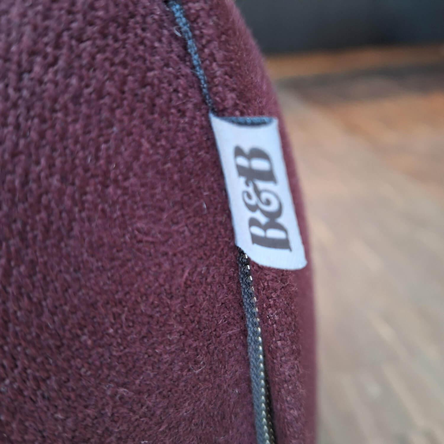 B&B Italia - Sofa Le Bambole Bibambola Stoff Adria Dunkelrot - 11