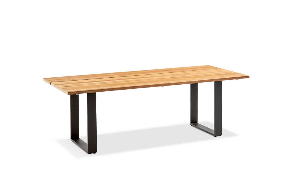 Niehoff - Tisch Noah Gestell Aluminium Pulverbeschichtet Anthrazit Tischplatte - 1
