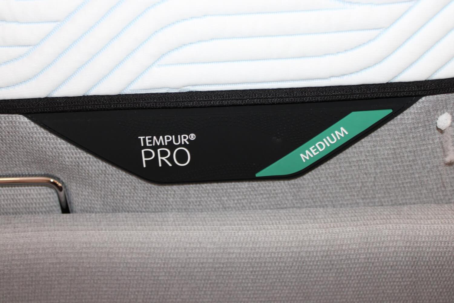 Tempur - Bett Relax 180x200 Stoff Ash Grau mit Lattenrost und 2 Matratzen - 5