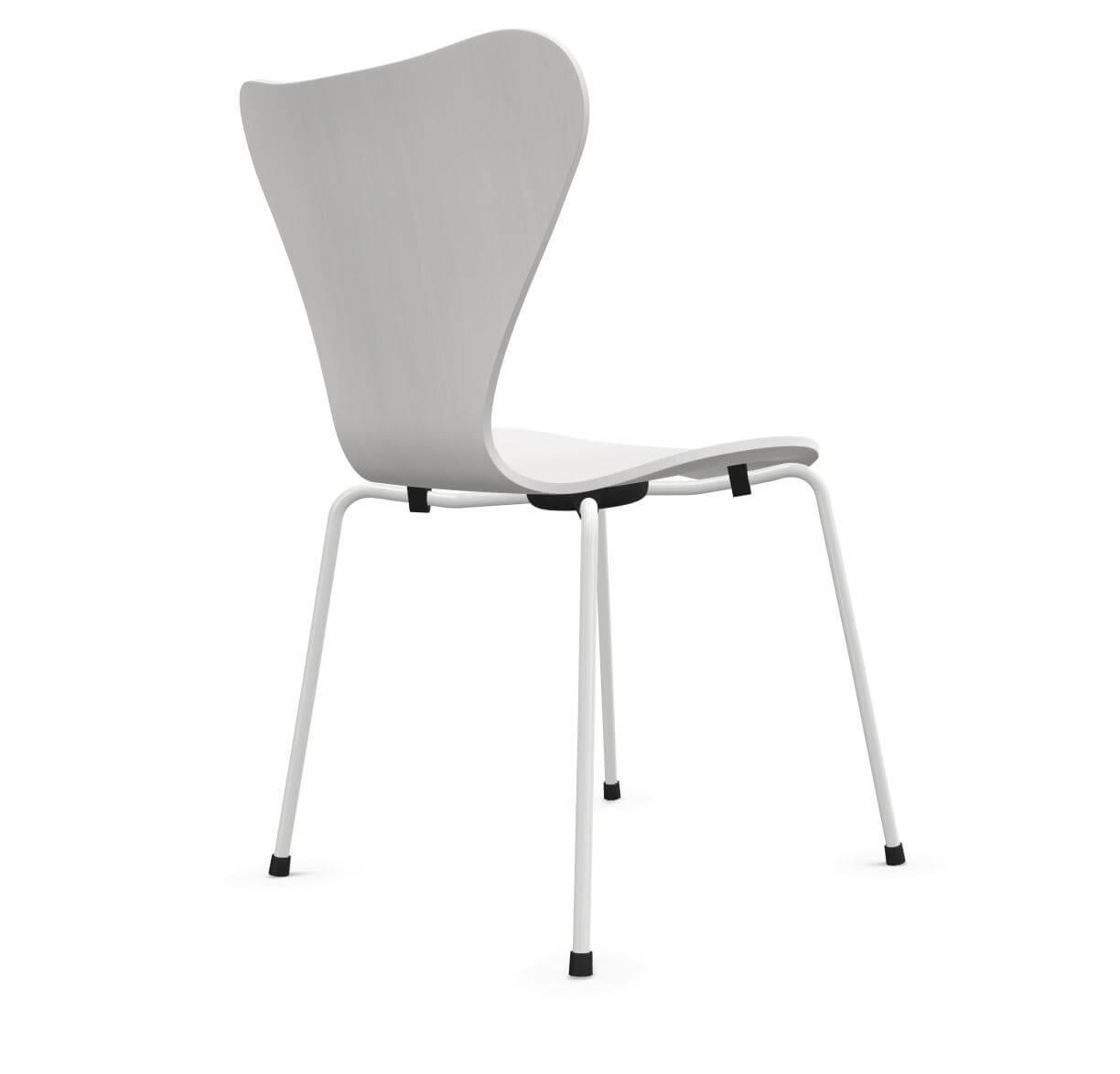 6er-Set Stuhl 3107 Gefärbte Esche Weiß Gestell Weiß