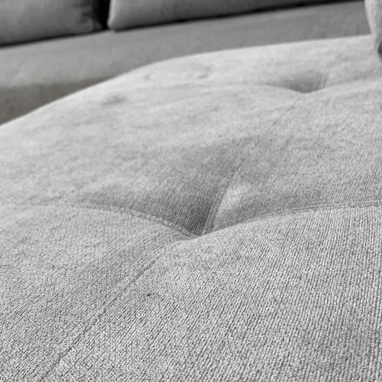 Walter Knoll - Ecksofa Prime Time Stoff Doux 7842 Mineral Kufen Schwarz Pulverbeschichtet - 5