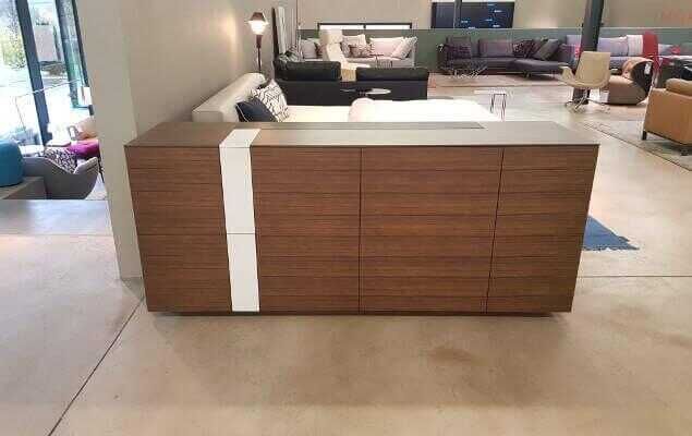 Walter Knoll - Sideboard CEOO Nussbaum Braun Weiß - 3