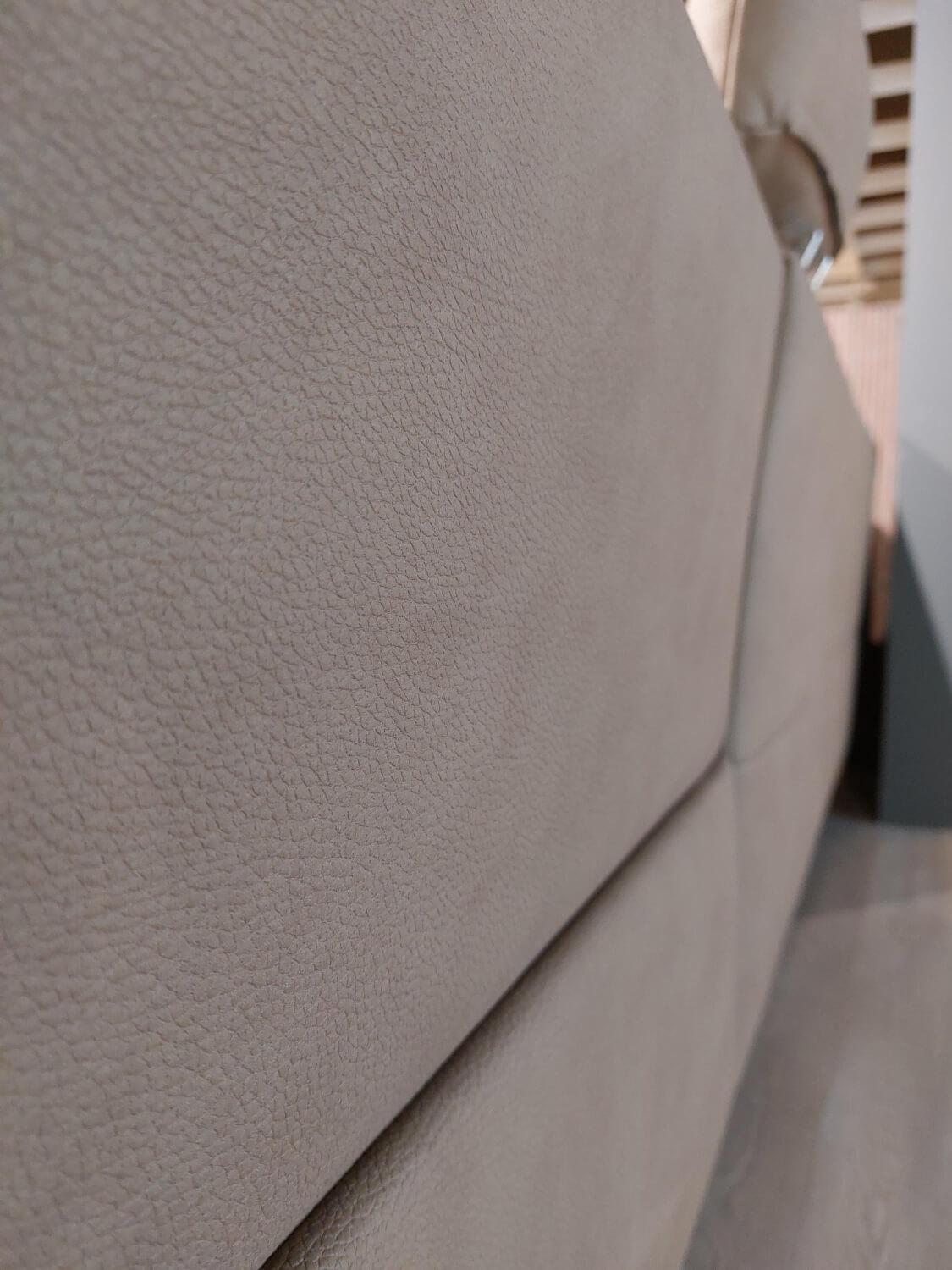 Global - Corner sofa Global Rosario upholstery fabric Seattle color mud brown wooden base oak oiled - 7