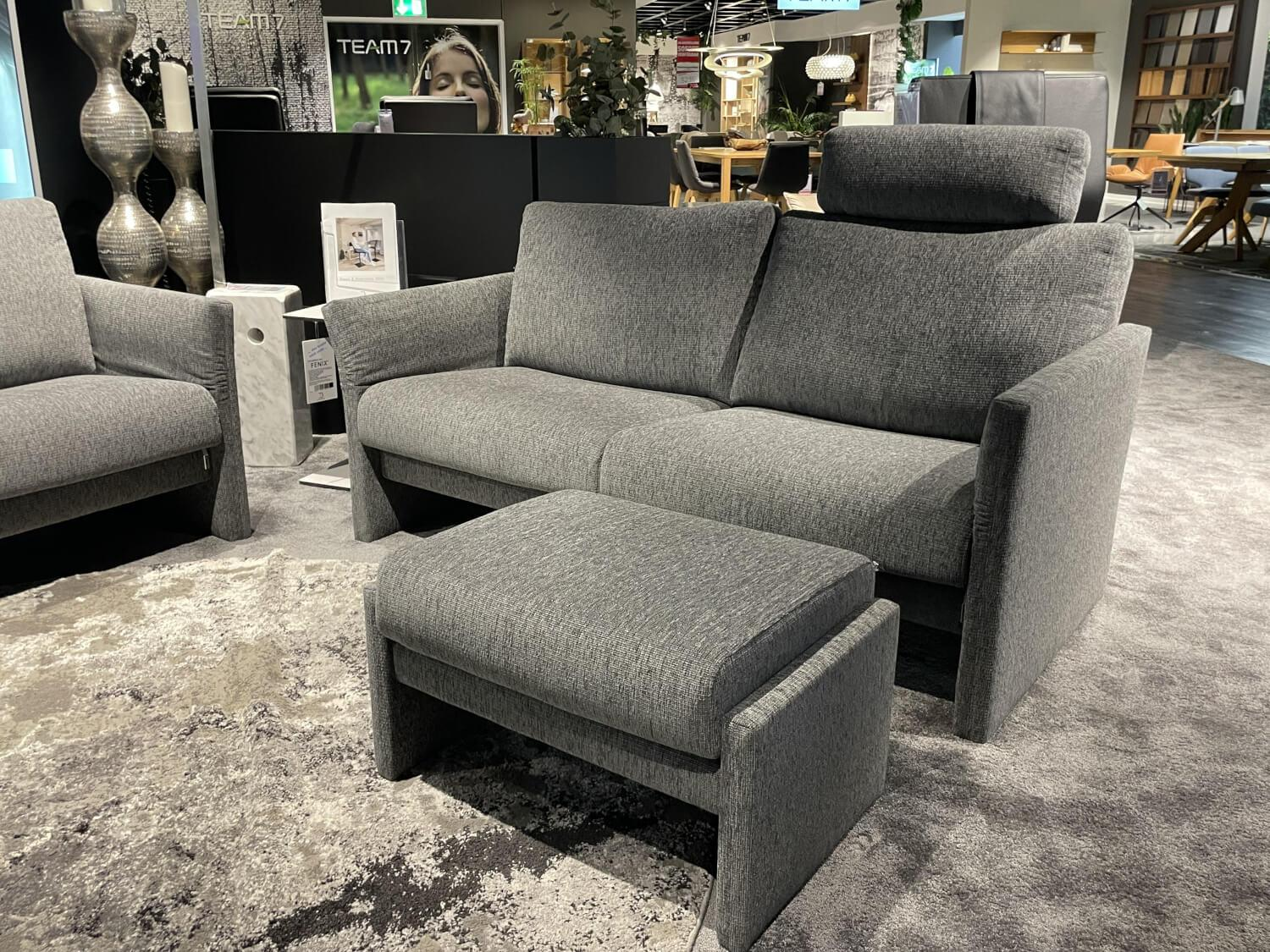 Erpo - Polstergarnitur ER175 Varese Stoff Nora 5063 81 Grau - 12