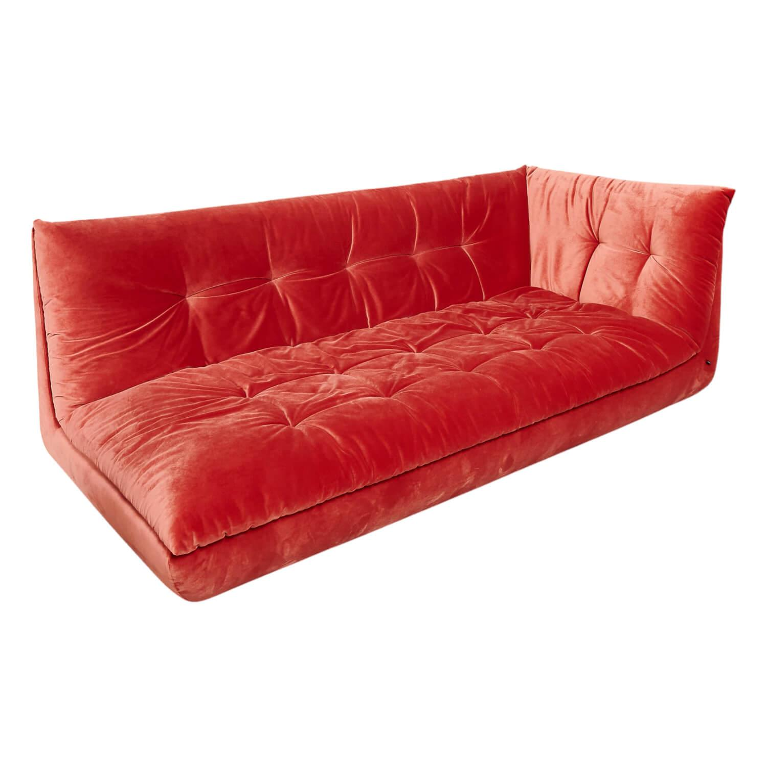 IP Design - Soulmate Sofa 220/110 Stoff City Velvet Reloaded CA7832/063 Rot - 1