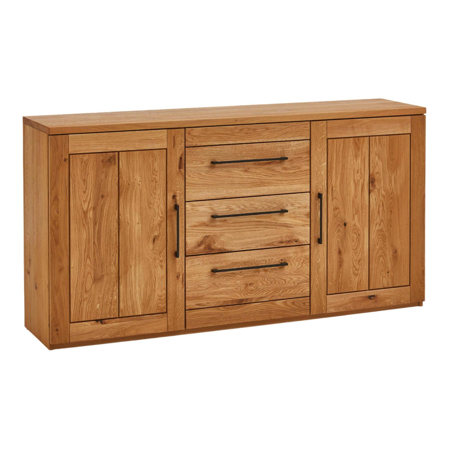 Niehoff - Sideboard Newcastle Charakter-Eiche Leicht Gebürstet Geölt - 1