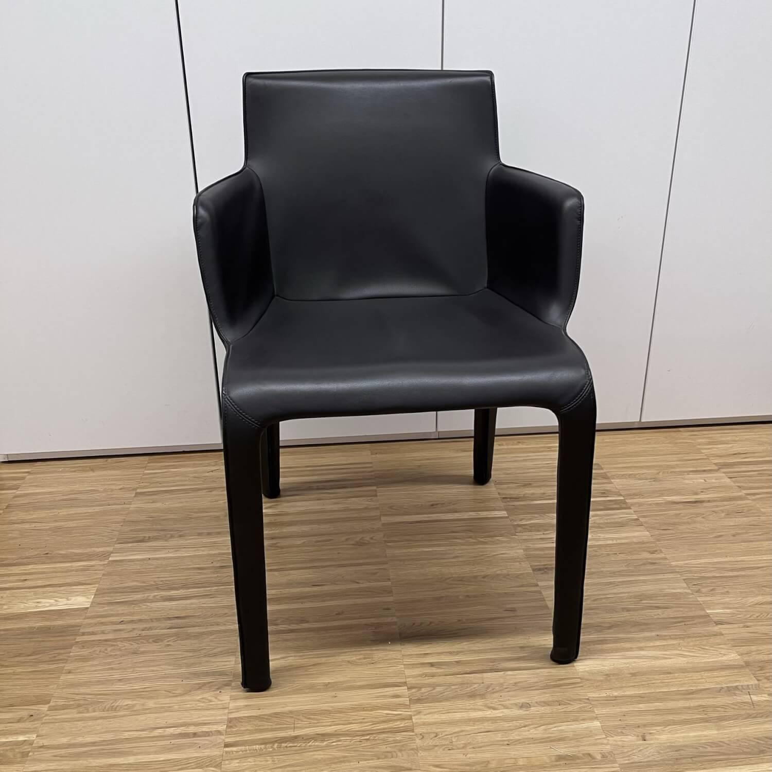 Walter Knoll - Armlehnstuhl Gio Leder Bronco Chocolate - 6