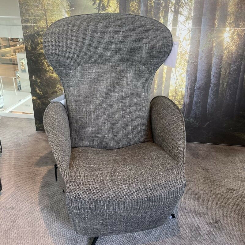 Jori - Relaxsessel Daydreamer 7450 Leder Celia Smok Stoff Siena C0003 Grau - 2