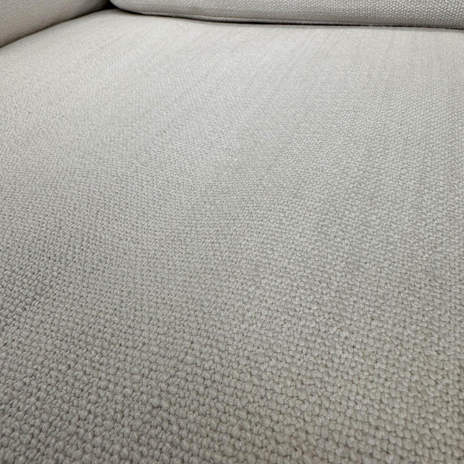 COR - Ecksofa Conseta Bodenfrei Stoff 7149 Weiß Schmalfüße F04 Feinstruktur Stahl Mit Filtgleiter - 3
