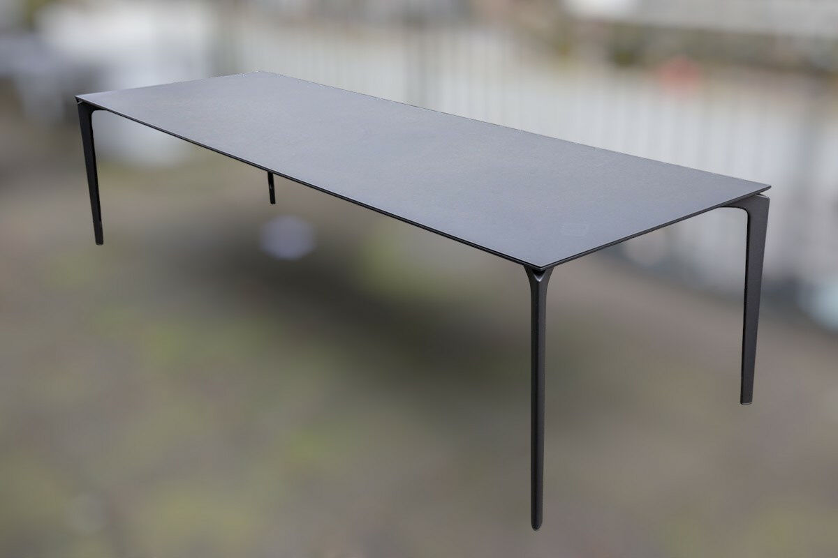 Fast - Outdoor Esstisch Allsize Aluminium Grau Metalic Pulverbeschichtet - 2