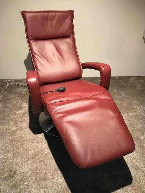 Musterring - Sessel MR 251 Leder Rot mit motorischer Verstellfunktion - 2