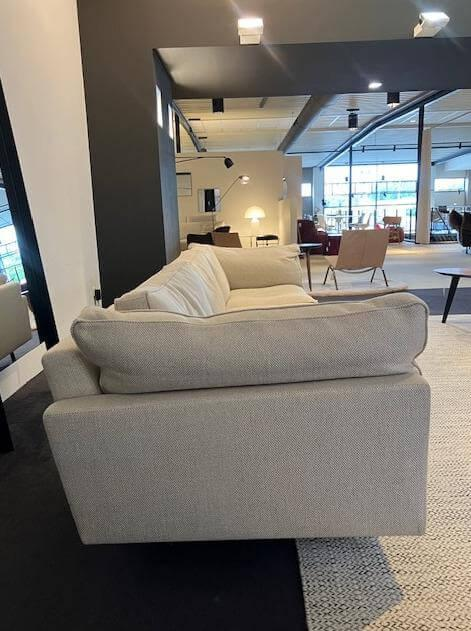 DePadova - Sofa Square 16 3-Sitzer Stoff Boston Grezzo Grau Füße Gunbarrel Grey Grau - 3