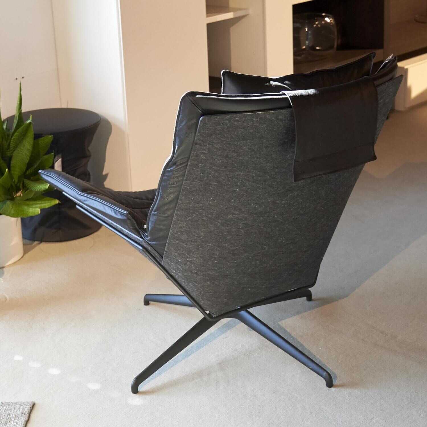 kff-lounge-sessel-nest-pure-leder-anthrazit-mit-hocker-d1ad21f4d1f756ezcVQ7JSTIQ KFF - Lounge Sessel Nest Pure Leder Anthrazit mit Hocker - 5