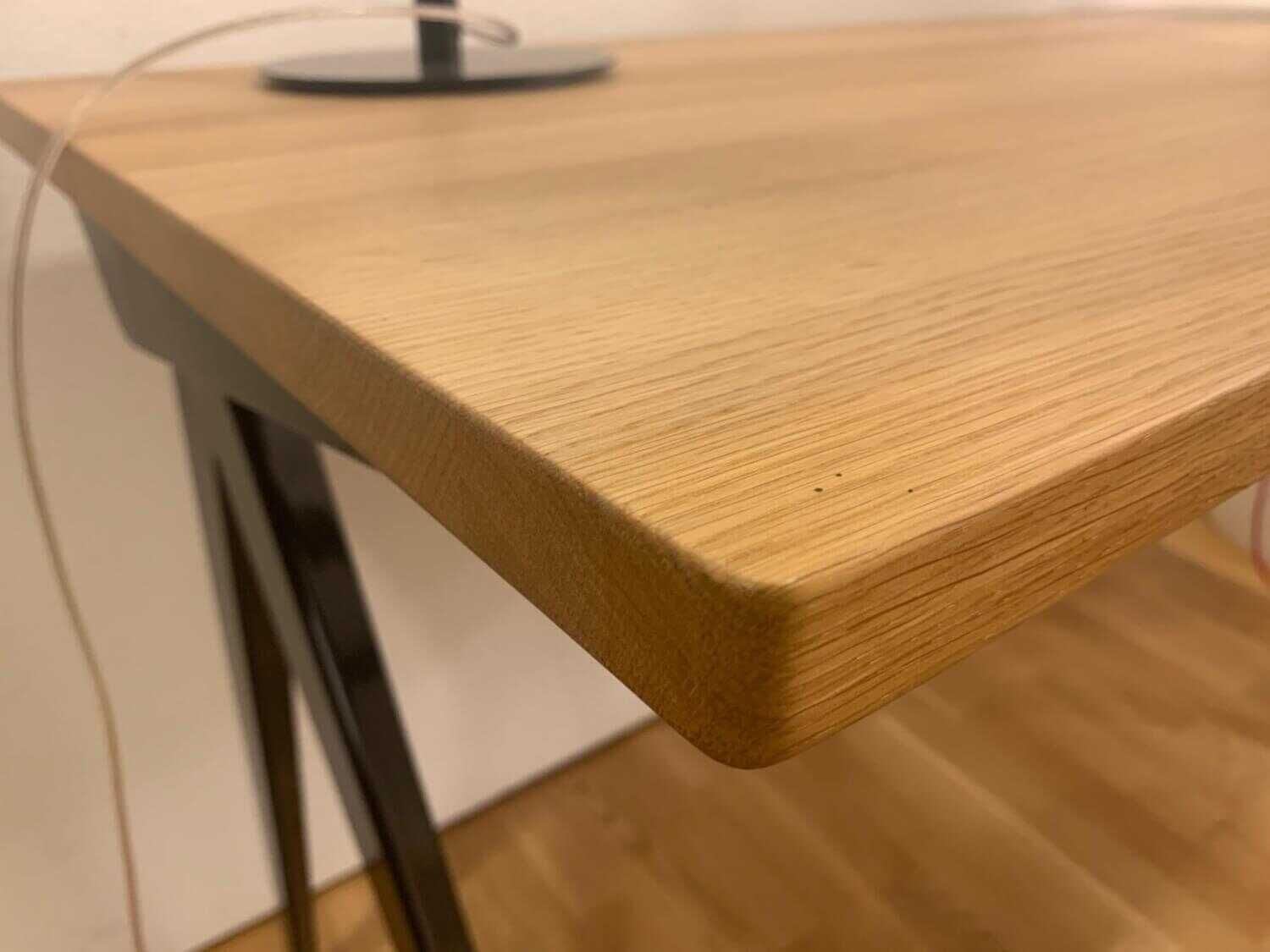 Vitra - Schreibtisch Compas Direction Prouve Eiche Natur Massiv Geölt - 3